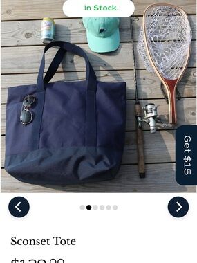 Navy Canvas Duffel Tote - Classic Weekend Carry